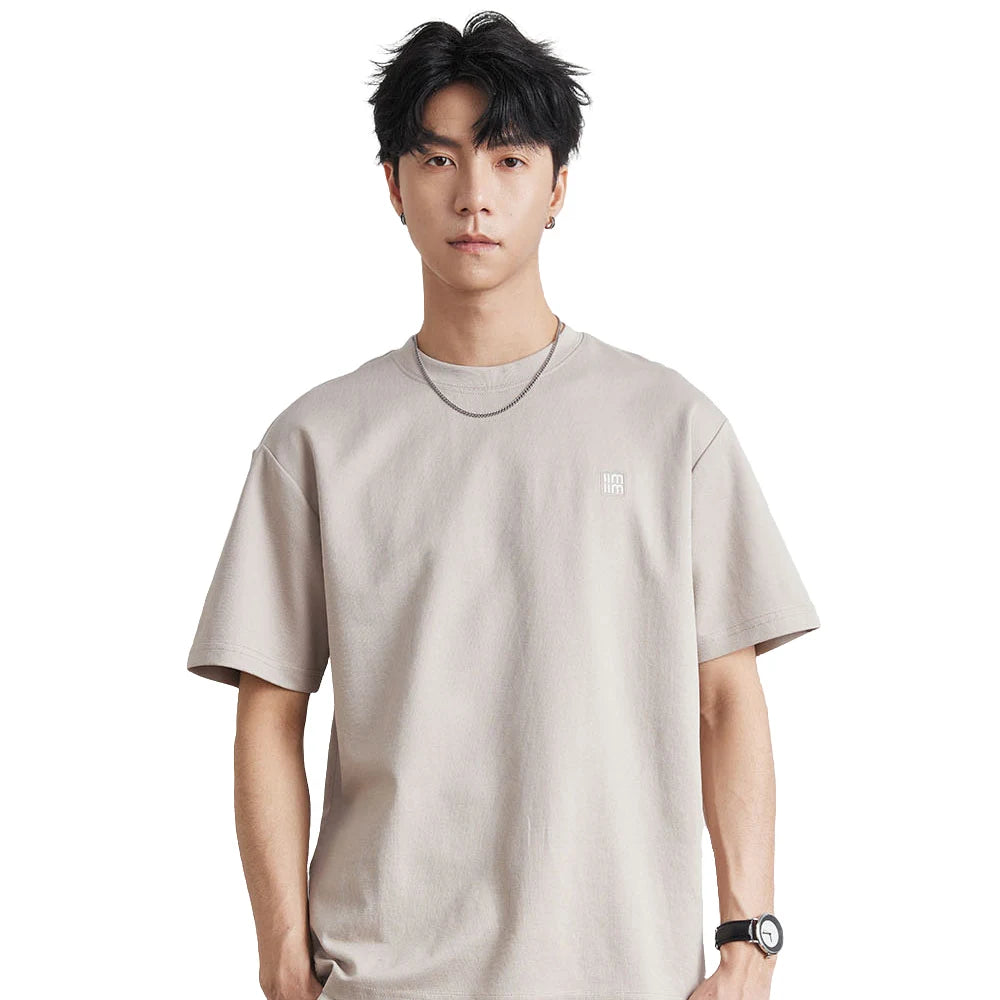 2025 Summer New Men Loose Short-sleeved Casual Breathable Quick-drying Ice Silk T-shirt Solid Color Half-sleeved Top M-3XL