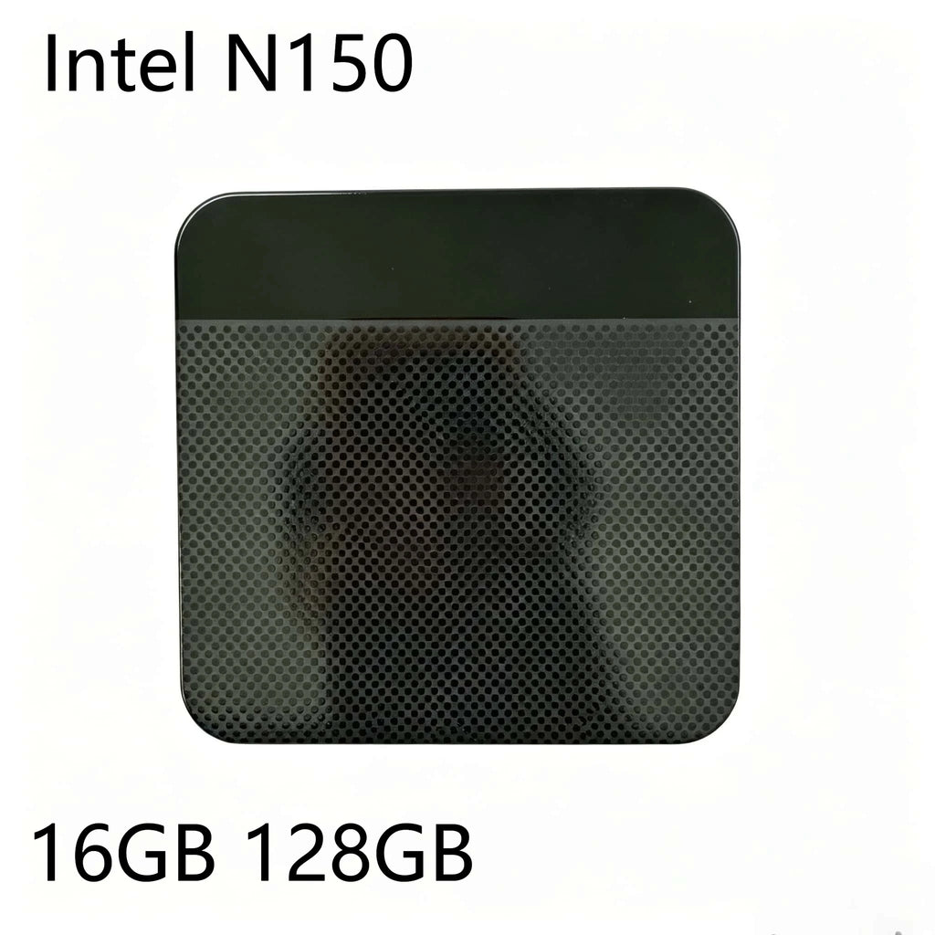 Mini PC Intel N150 16GB DDR4 512GB M.2 NVMe SSD Triple 4K Output WiFi6 Silent Cooling Office Home Desktop Pro Ultra Fast Max