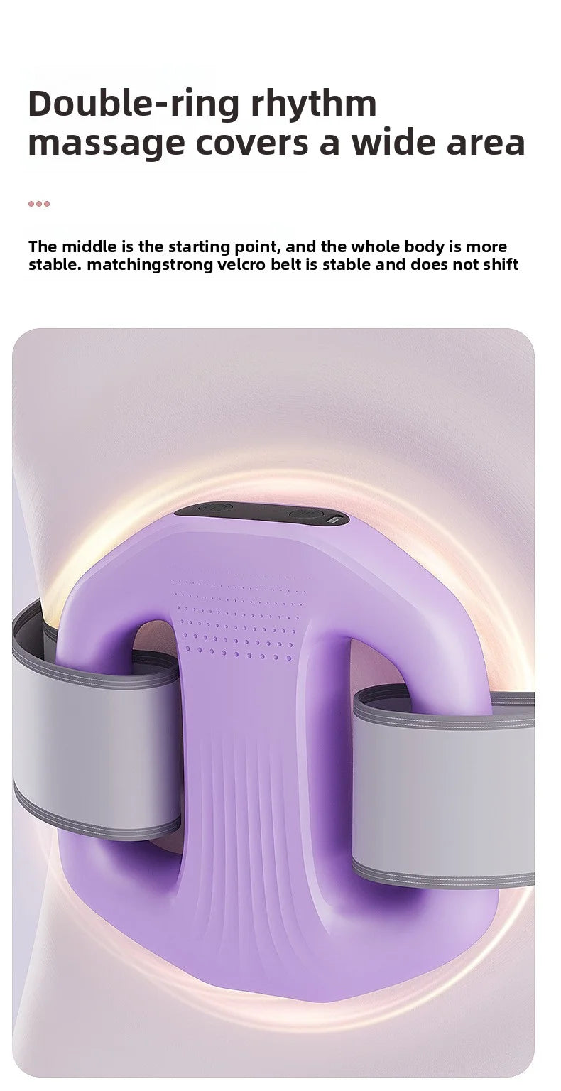 Lazy person's fascia ring fat-burning machine for belly, waist and leg slimming and body beautifying, fat-burning massage device