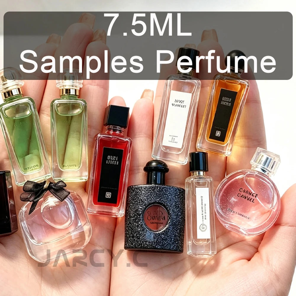 7.5ml High Quality Samples Perfumes Long Lasting Atomizer Sexy Lady Parfumes Natural Body Cologne Men Women's Fragrance
