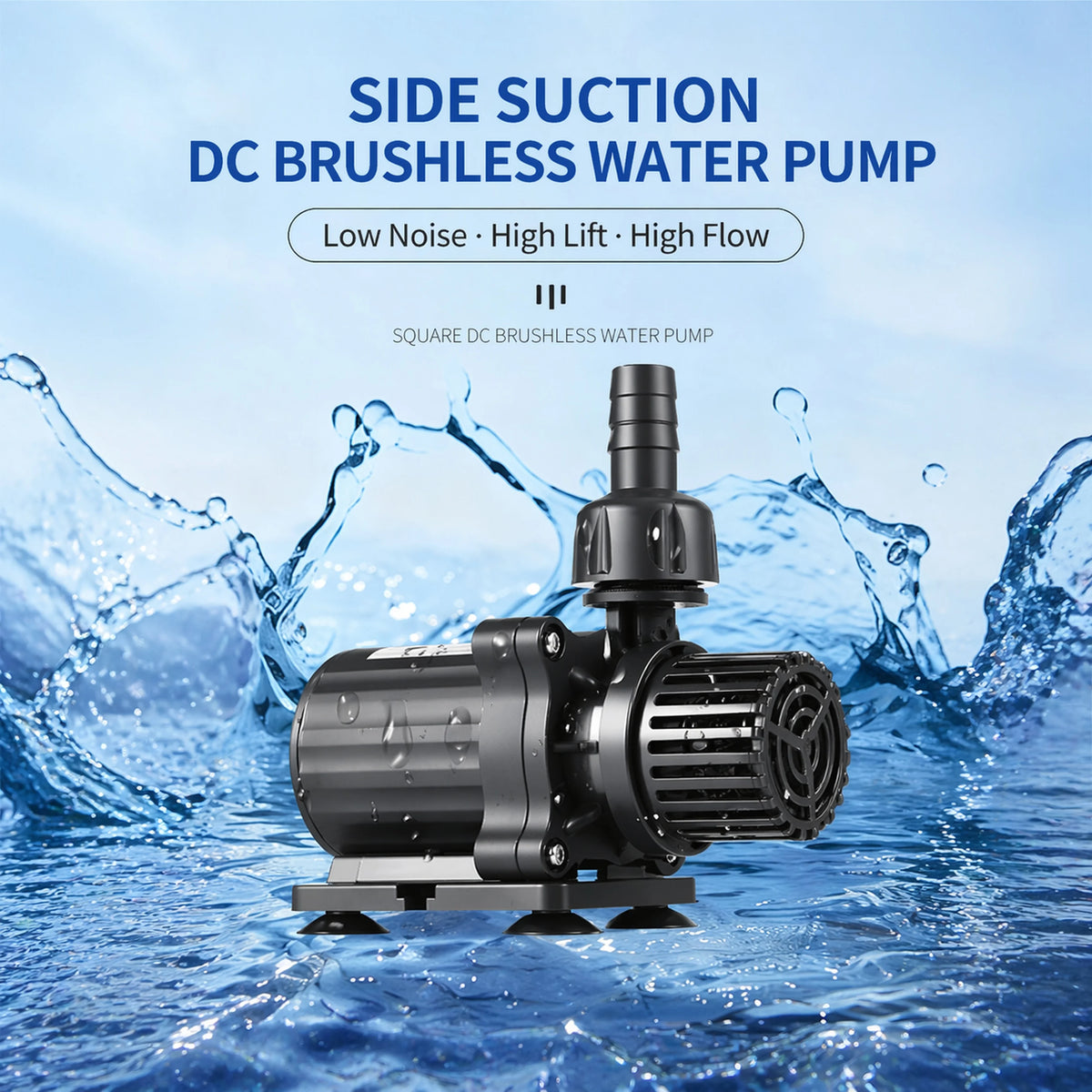 DC Brushless DC Submersible Pump 12V Filtration Circulation Pump Is Suitable for Hydroponic Water Dispensers