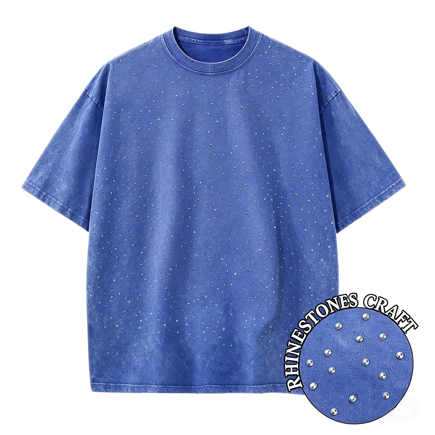Solid Washed And Distressed T Shirt Men Trendy Loose Holes Clothes Summer Breathable Fitting Pure Cotton Soft Unisex T-Shirt