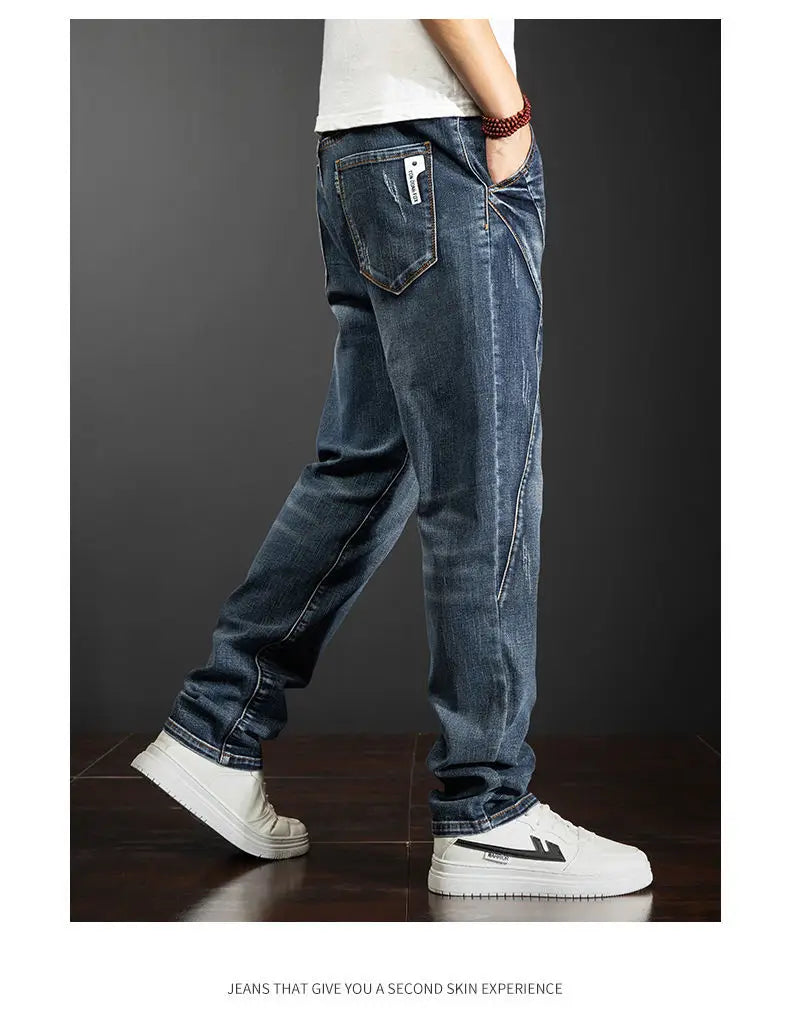 High Quality Summer Thin Denim Jeans Casual Full Length Pants Cargo Men's Clothing Jeans for Men Designer Streetwear Trousers