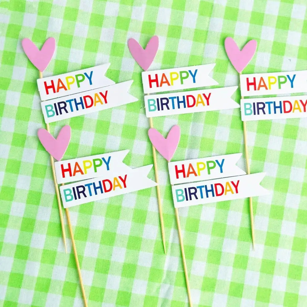 Happy Birthday Cake Decoration Cute Bear Candles Korean Flag Cake Decoration Dessert Table Cartoon Birthday Cake Plugin