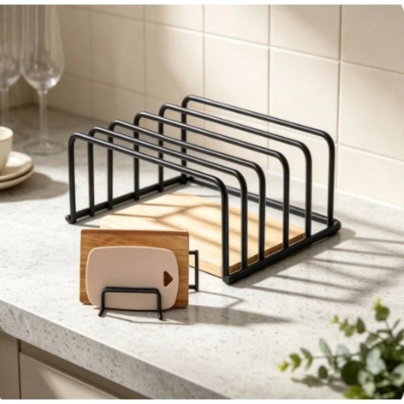 Kitchen Cutting Board Storage Rack Cabinet Organizer Holder Baking Tools Kitchen Accessories