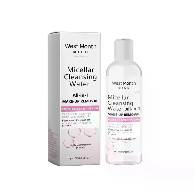 Micellar Water Pore Cleansing Deep Makeup Remover Gentle Hydrating for Eye Lip Face Care