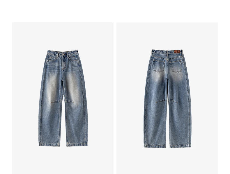 TOYOUTH Women Denim Jeans 2026 Summer New High Waist Curved Knife Pants