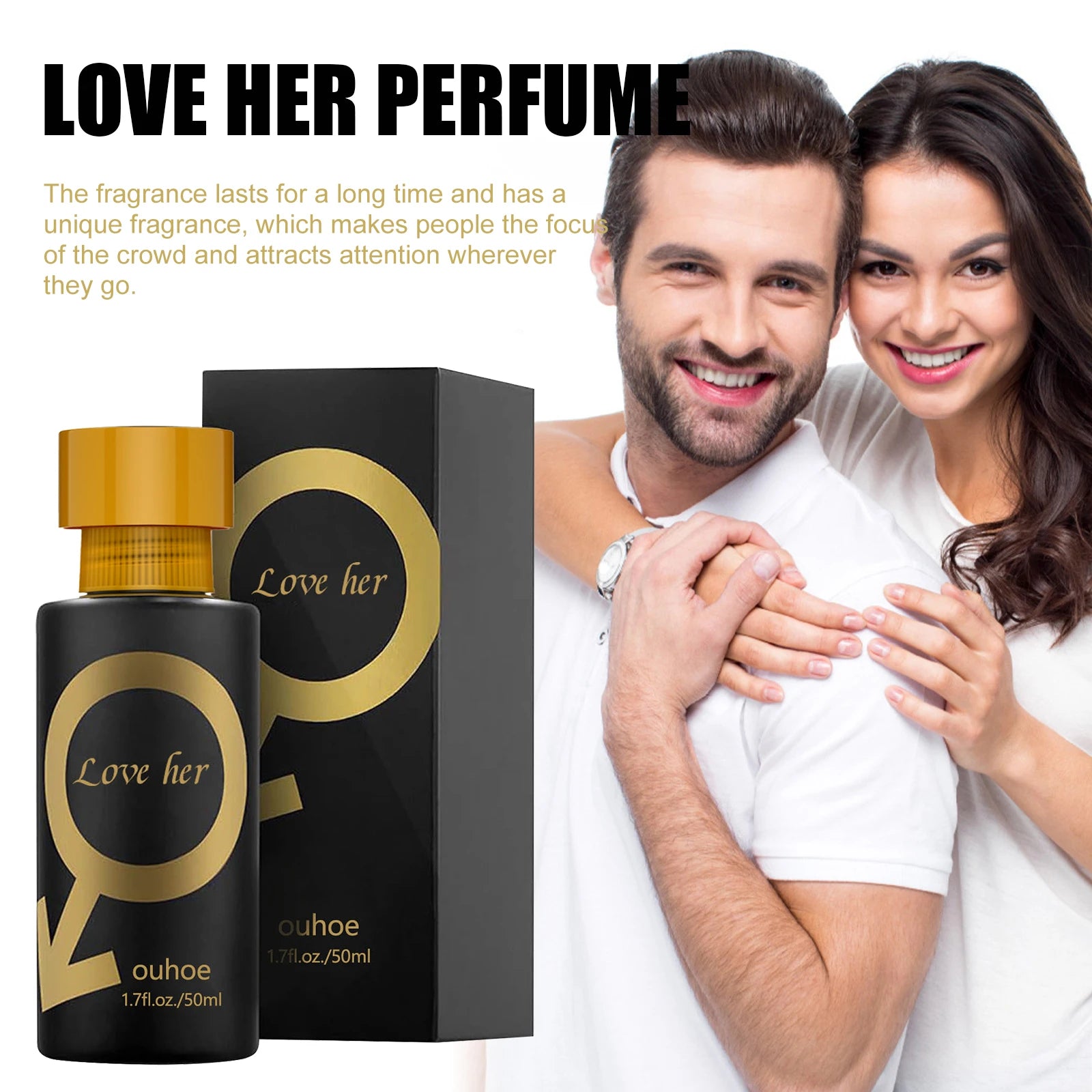 Charming Perfume, Natural and Fresh, Niche, Long-Lasting Fragrance, Portable, Suitable for Couples and Date Atmosphere