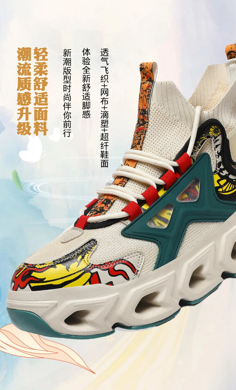 Men's Breathable Casual Sneakers Luxury Fashion Running Trainer Unisex Comfortable Wear Tenis Race Shoes