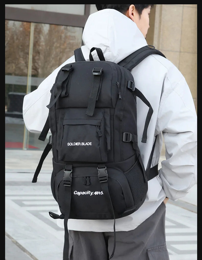 New Hiking Mountaineering Bag 50l Large Capacity Waterproof Ultra Light Outdoor Sports Backpack For Men