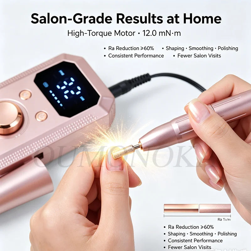 Professional Electric Nail Drill Machine Lathe Kit Nail Sander File for Manicure Cutter Set Art Supplies Salon Grinder Tools