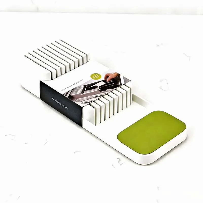 Practical Drawer Knife Storage Box - Kitchen Accessory - Kitchenware Storage Rack - Household Knife Organizer - Convenient