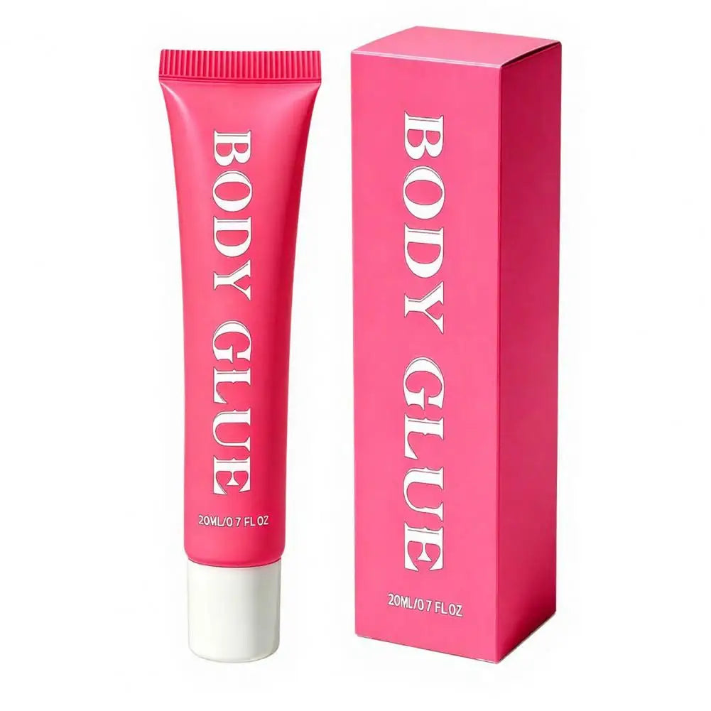 20ML Body Adhesive GlueSweat Proof Water Wash Skin Adhesive Tape Alternative Fabric Safe Liquid Glue for Strapless Dress Bras