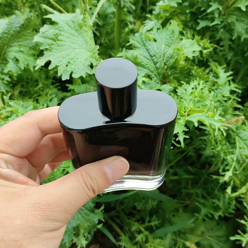 5pcs New 100ml Gradient Black Glass Perfume Bottles Empty Spray Bottles Crimp Nick Perfume Bottle Bayonet Bottle Atomizer