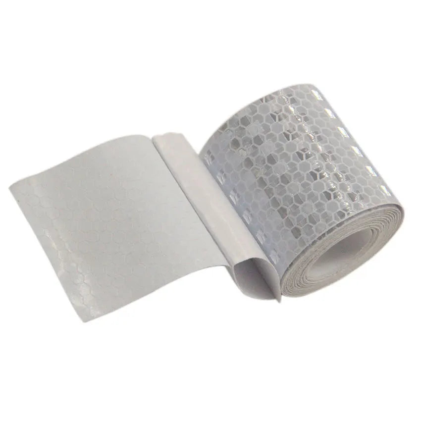 2inch Bicycle Safety Warning Conspicuity White Reflective Tape Reflective Strip Bike Stickers Adhesive Reflectors For Things 10M