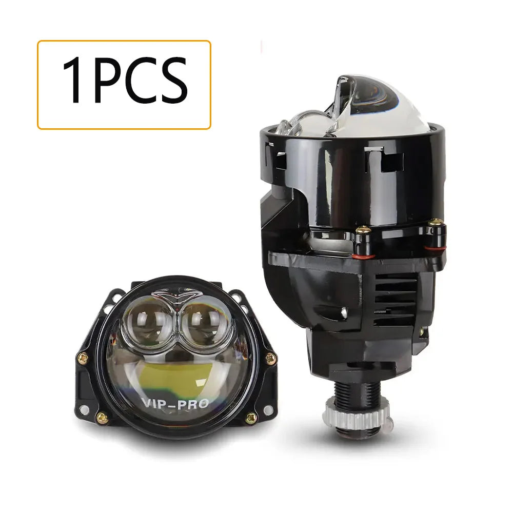 3 Inch Bi LED Projector Headlights Lenses for Hella LED Lights Projector 120W 40000LM Diode Headlamp Car Accessories 6000k ﻿