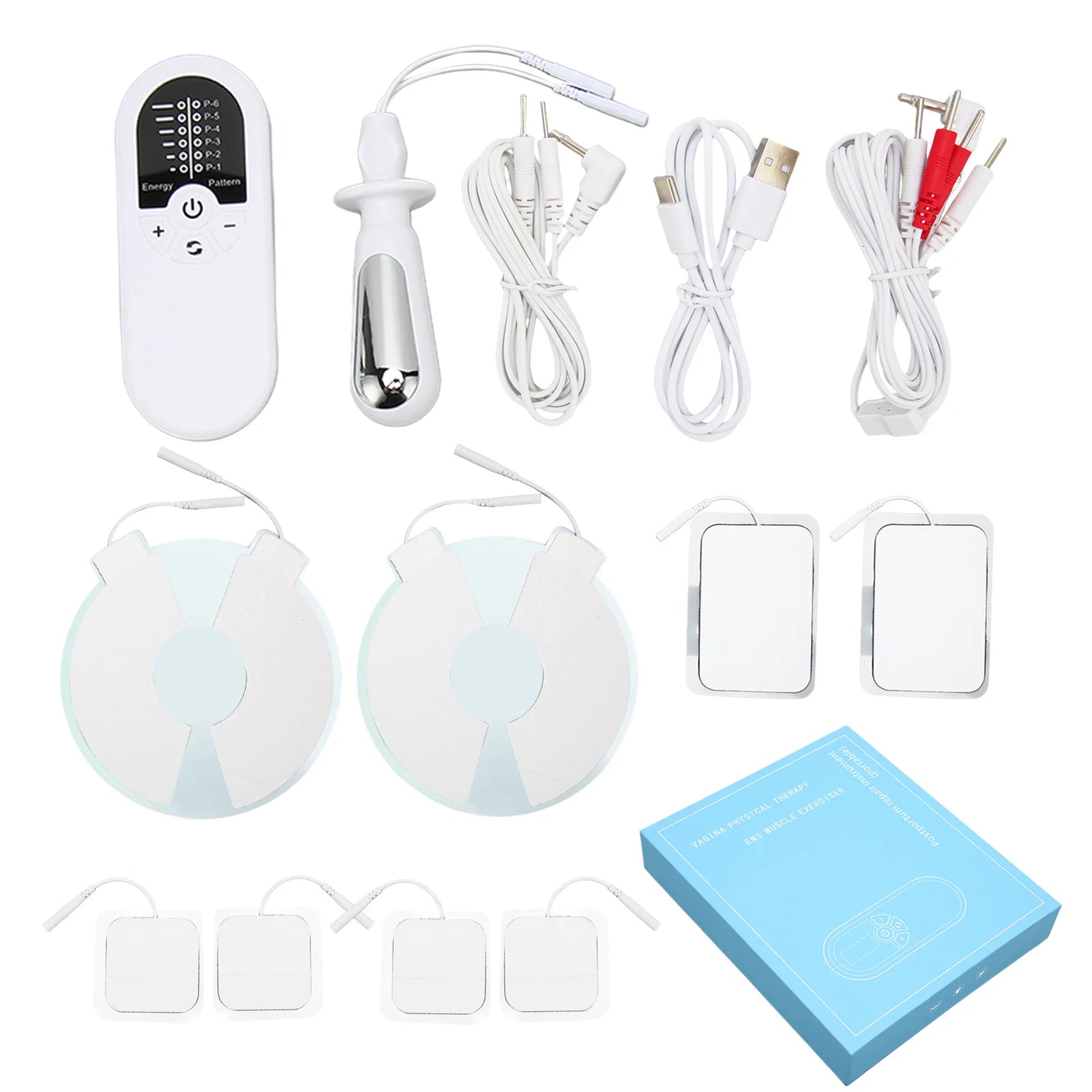 Portable Electric Pelvic Muscle Exerciser Pelvic Floor Muscle Repair Machine Improve Blood Flowing Eliminate Tension for Salon