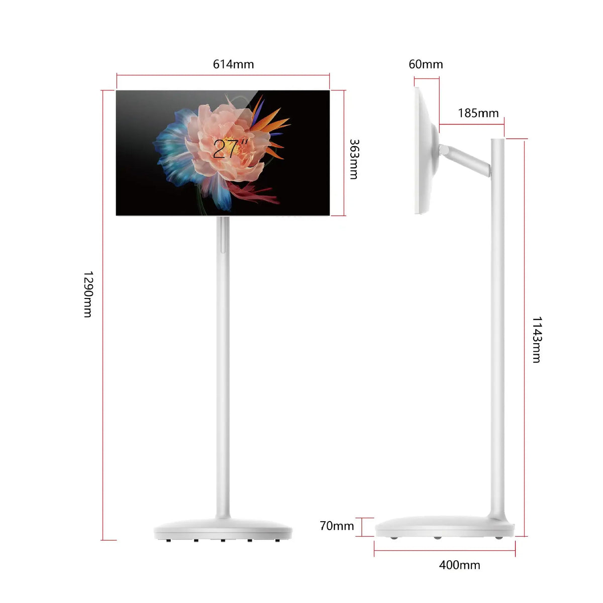 24-Inch mobile heart screen smart high definition wireless screen projection live all-in-one machine touch girlfriend  nesting