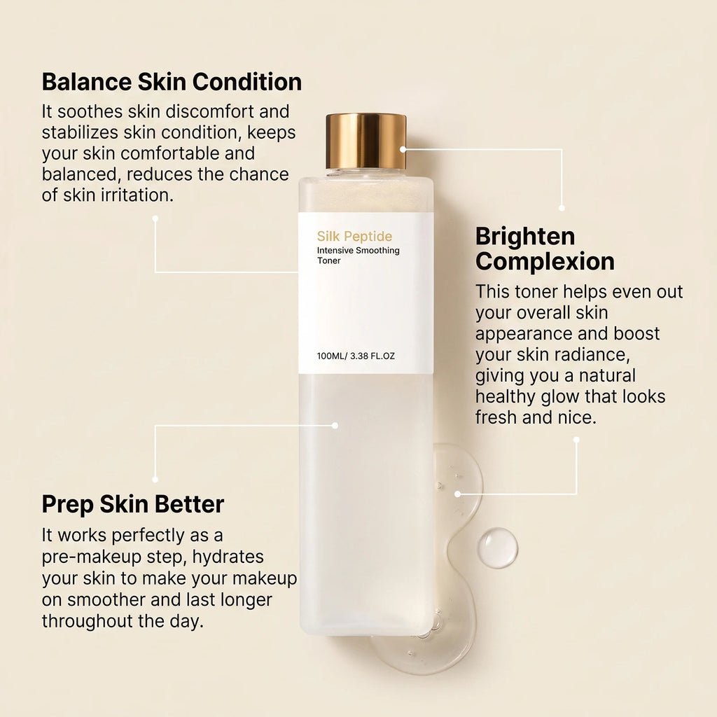 Refreshing Facial Toner Daily Hydrating Moisturizing Smoothing Lightweight Non Sticky Fast Absorbing Gentle Skin Care