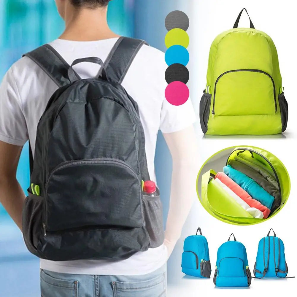 Foldable Outdoor Mountaineering Backpack Ultralight Nylon Waterproof Travel Daypack Bag Large Capacity Sports Hike Camping Bag