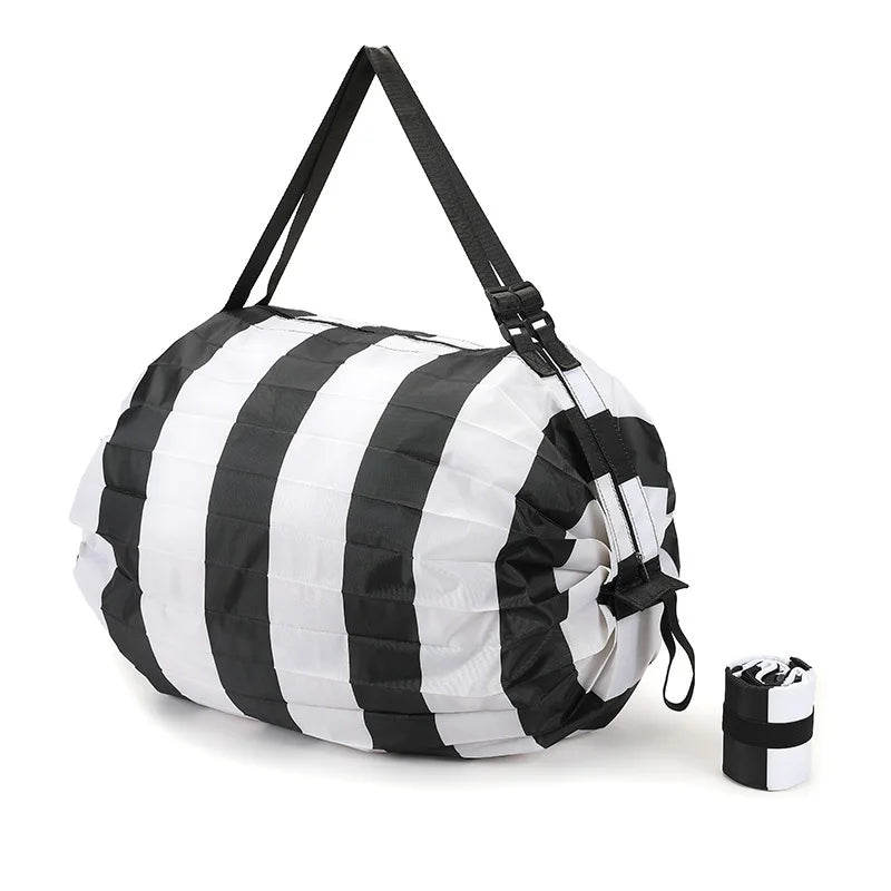 Portable Shopping Bag Large Capacity Foldable Storage Shoulder Bag Travel Handbags With Handle Outdoor EDC Camp Beach Bag