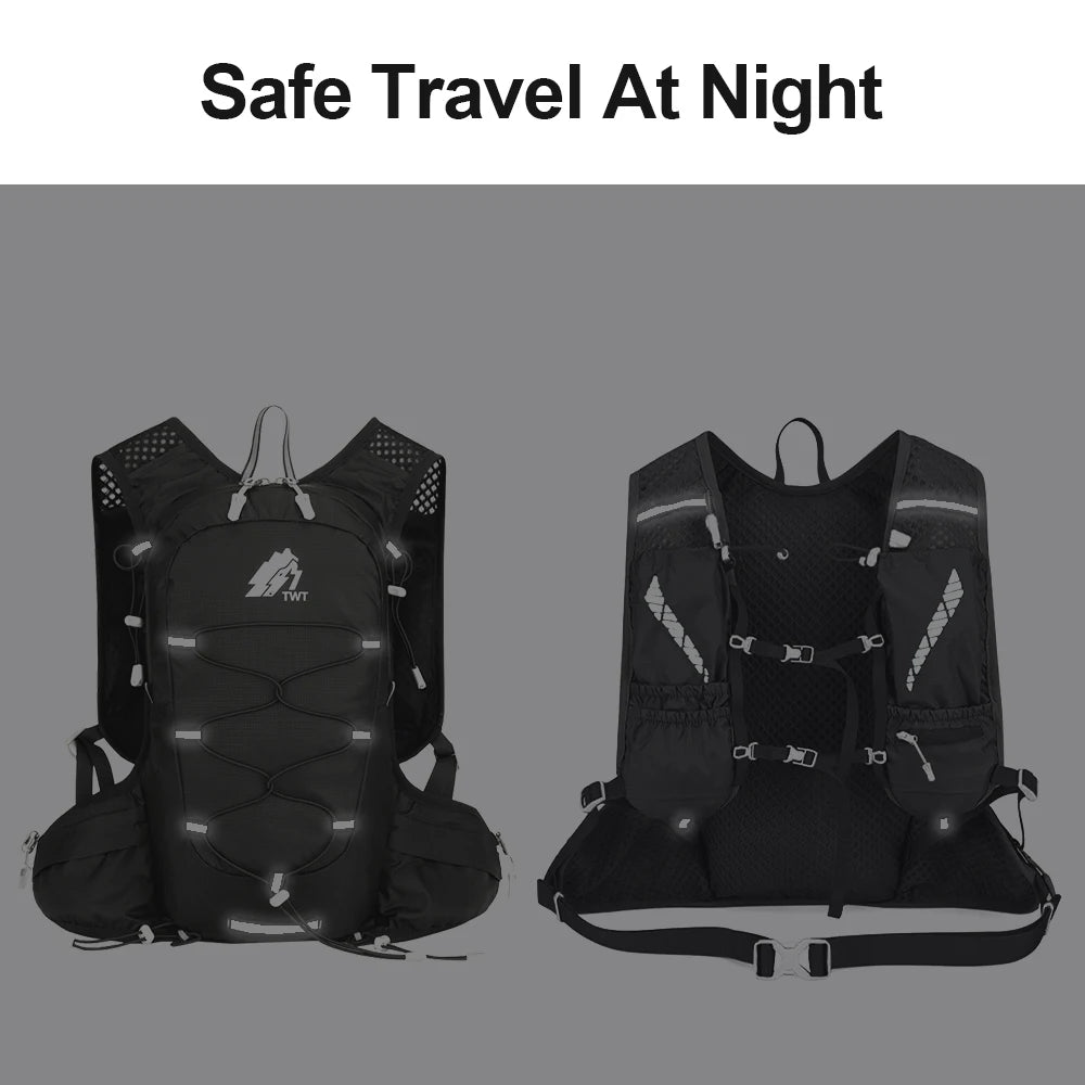 Outdoor Lightweight Backpack 20L Trail Running Backpack Cycling Bag Mountaineering Backpack Hiking Backpack Hydration Backpack