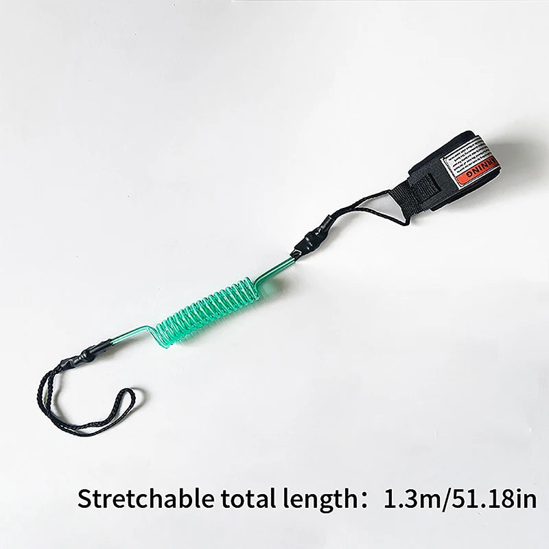 Ankle Leash Sup Board Foot Leg Rope Surfboard Raft Kayak RopeCoiled Surfboard Leash Surfing Stand UP Paddle Board