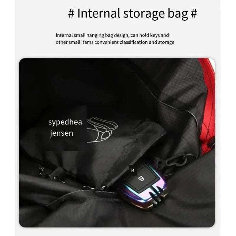 Camping Hiking Multifunctional Outdoor Folding Sports Backpack Ultra Lightweight Carrying Waterproof Nylon Fabric Fitness Bag