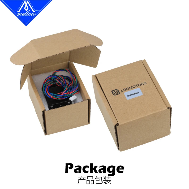 Mellow 3D Printer Accessories LDO Super Motor  Nema 17 Stepper 42STH48 2804AC-R 48MM For 3D Printer Parts Voron VzBoT Ender 5