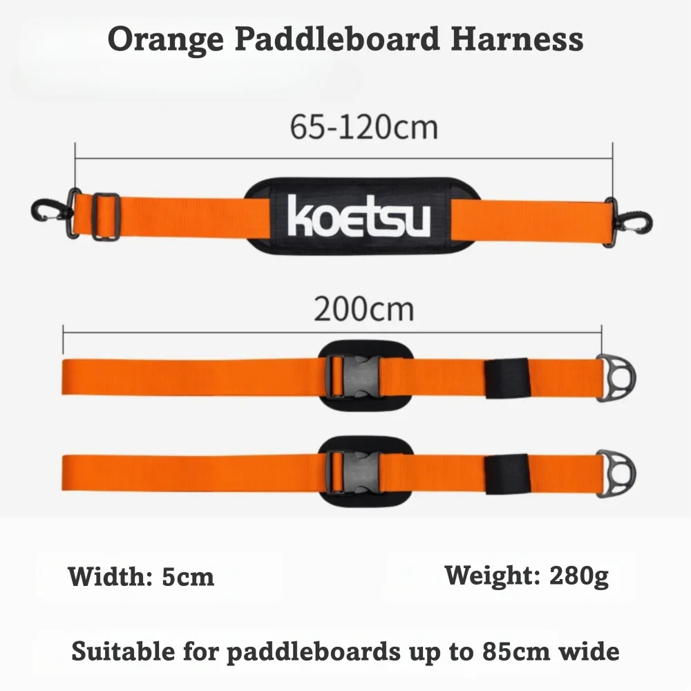 Portable SUP Carrying Strap Adjustable Length Shoulder Sling Design Paddle Board Carrier Durable Nylon Surf Paddle Board Carrier