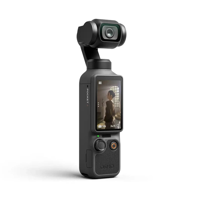 DJI Osmo Pocket 4 Vlog Pocket Gimbal Camera 1" CMOS & 4K/240fps 2× Lossless Zoom 107GB Built-In Storage & 800MB/s Transfer