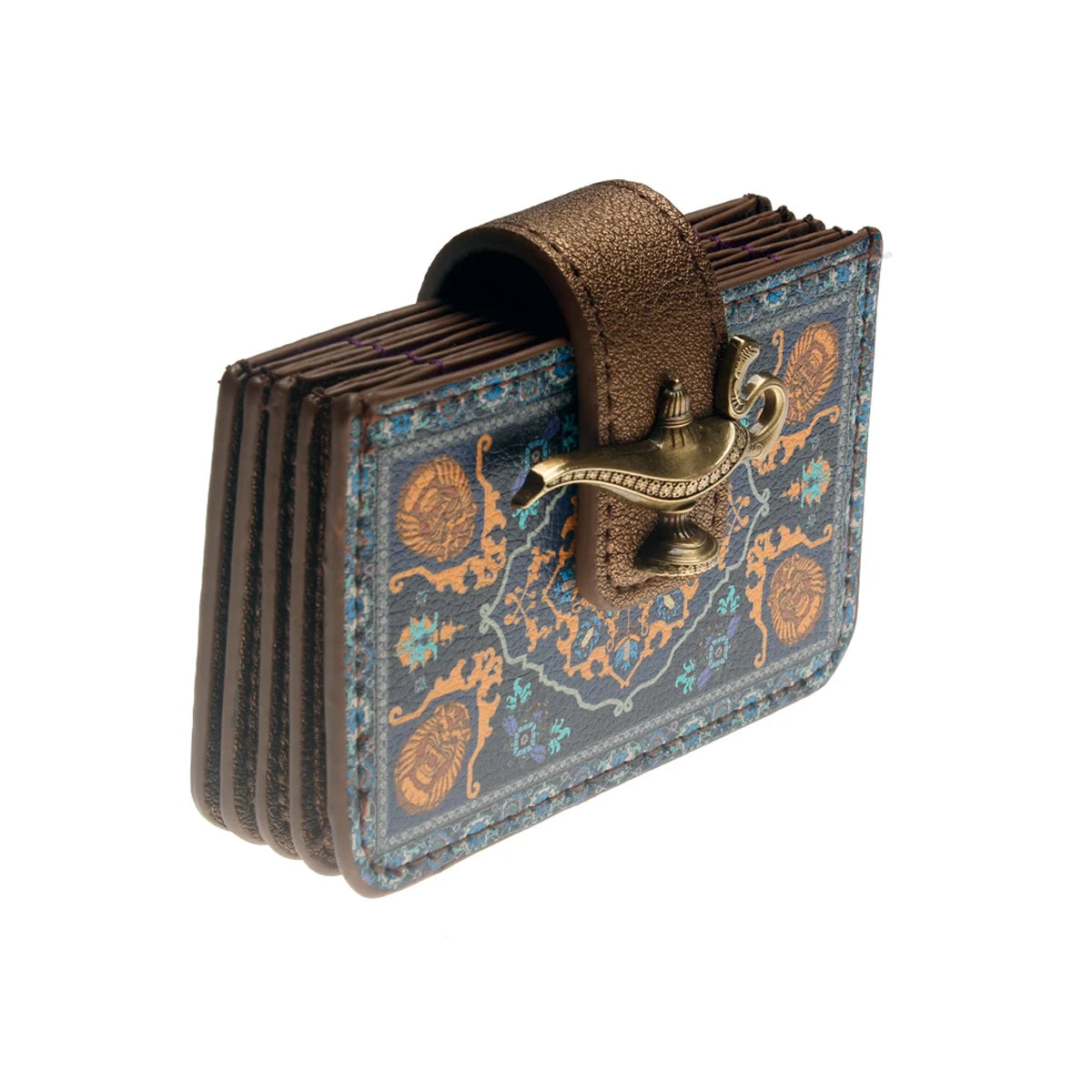 Vintage Americana Continental Mini Wallet with Retractable Card Holder & Secure Pocket