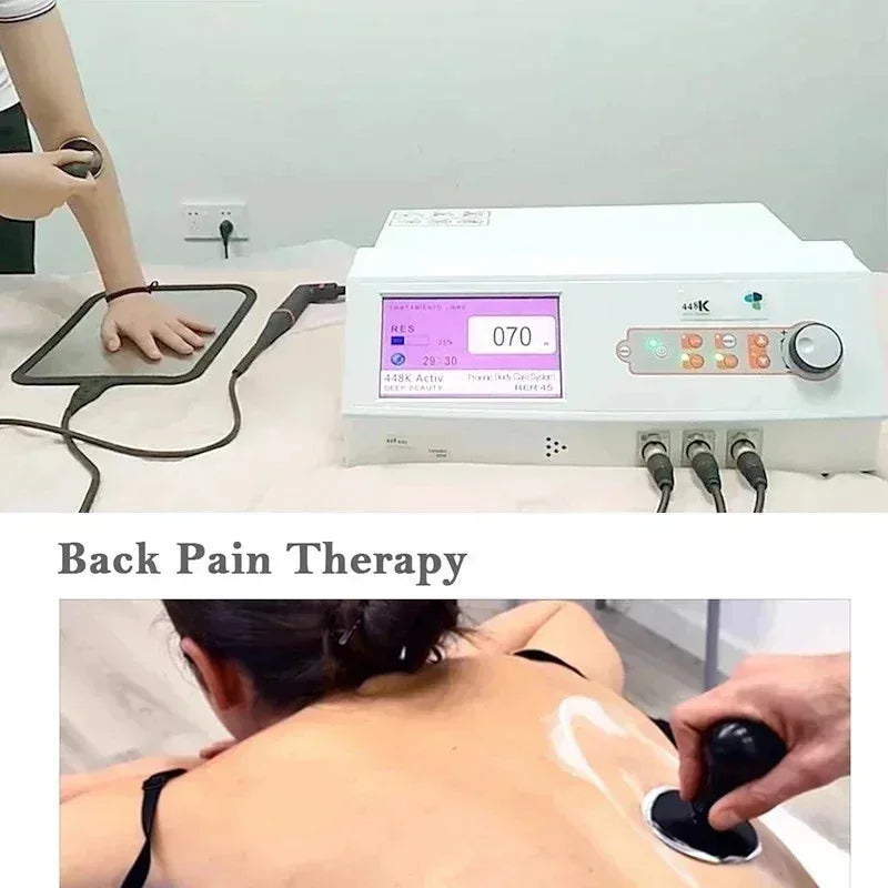 2026 new CET RET Thermal System Indiba Tecar Intelligent Diathermy Machine Physiotherapy 448khz ER45 Body Shaper