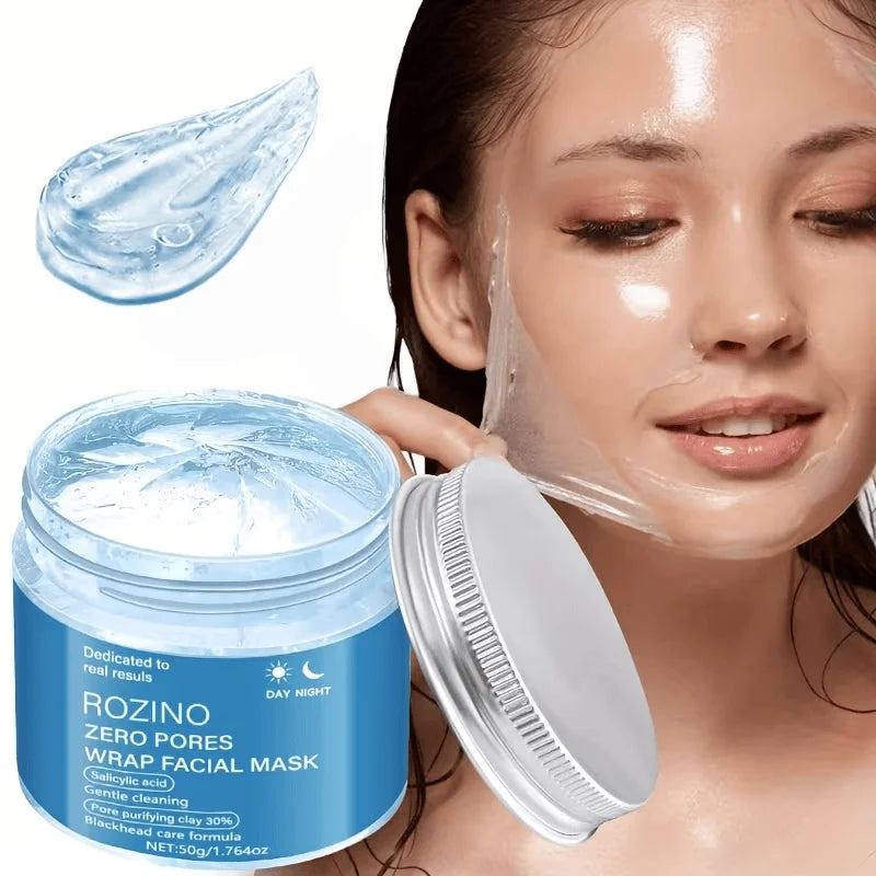 1Pcs/2Pcs/3Pcs Salicylic Acid Day and Night Mask, Peel-Off Mask, Rich in Salicylic Acid, Penetrates the Skin in 5 Seconds, Effectively Cleanses, Nourishes, and Refines the Skin, Makes the Face Moisturized, Smooth, Firm, and E