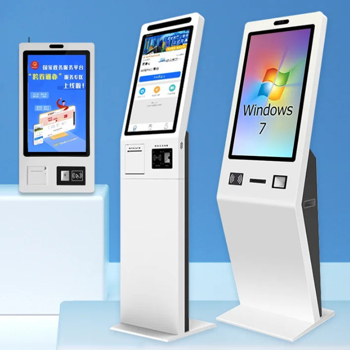 21.5-inch Intelligent Touch Screen Self-service Kiosk, Multifunctional Self-service Ordering And Payment Kiosks
