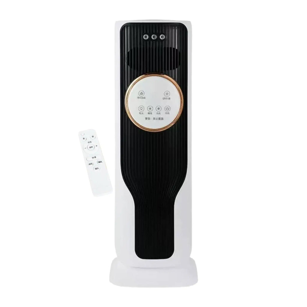 Three Level Ventilation Portable Fan Heater with Water Ice Tank for Home Bedroom Air Conditioning