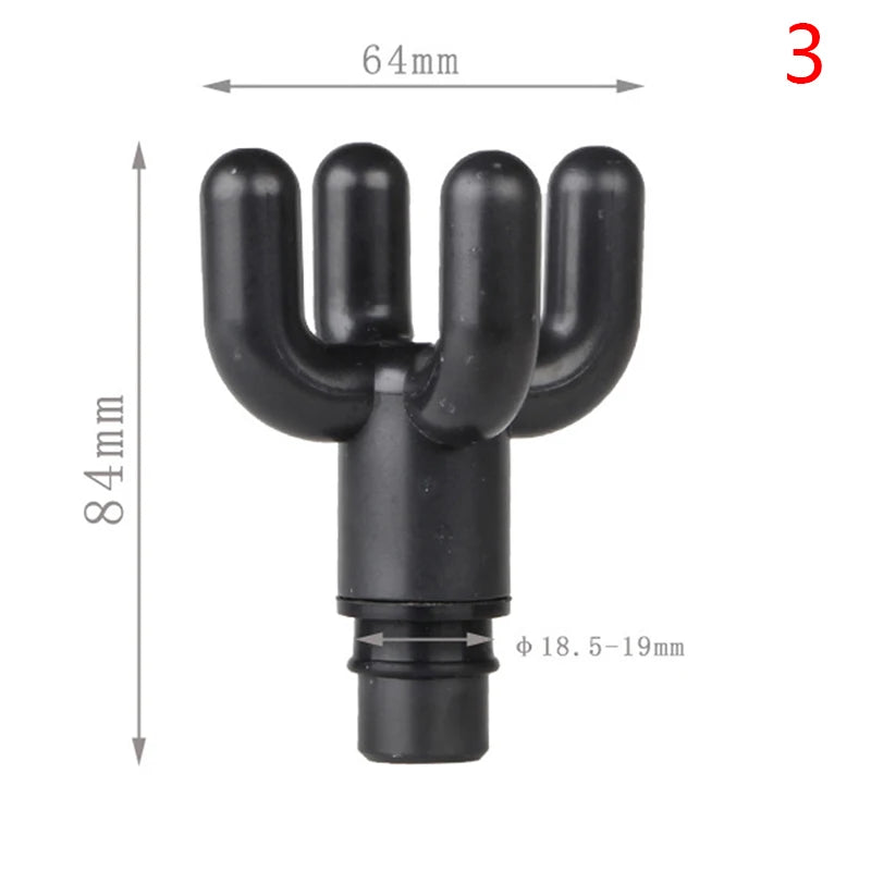 1pc/1set Replacement Heads For Massage Gun Muscle Stimulator Body Relaxation Shaping Exercising Fascia Gun Massager HeadPistool