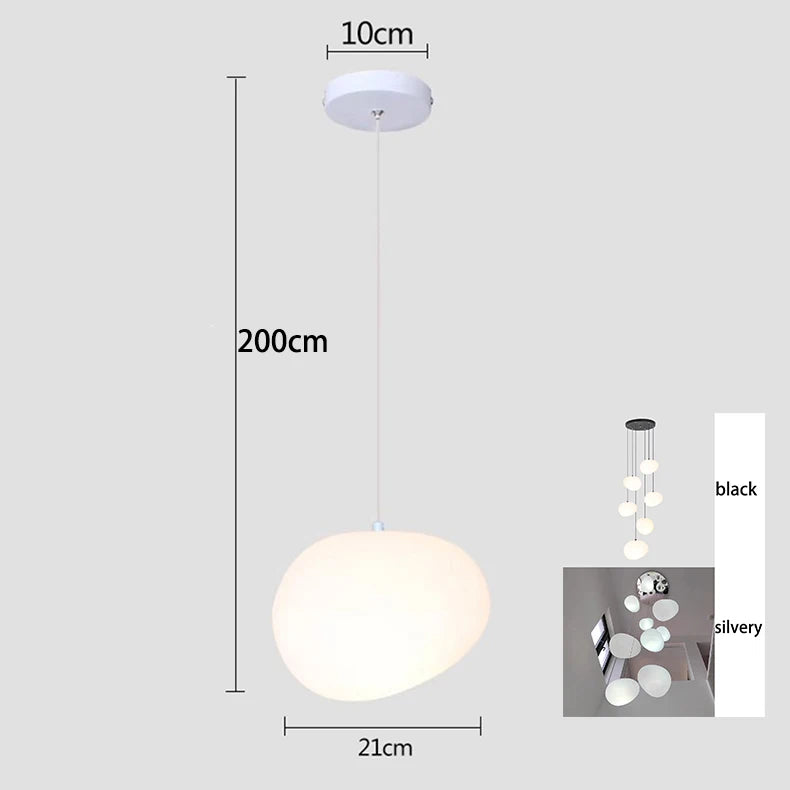 Modern home decor led lights pendant light lamps forstaircase Chandeliers for living room hanging light indoor lighting