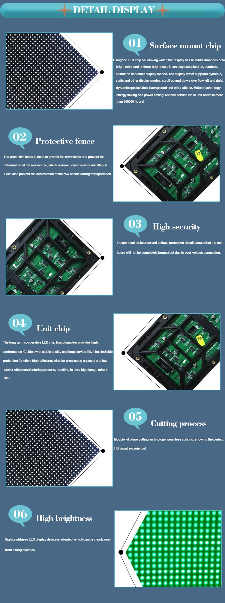 P4 LED screen panel module Outdoor 256*128mm 64*32 pixels 1/8scan 3in1 RGB SMD P4 Full Color LED display panel module