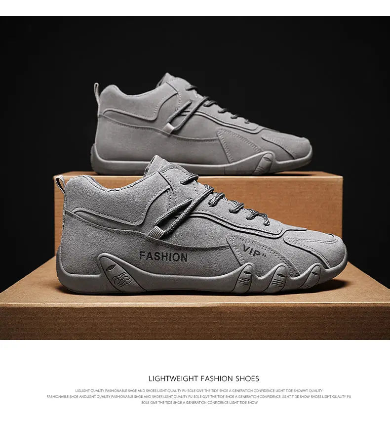 Men's Fleece Lined Safety Shoes Sporty Casual Warm Trendy High Top Work Boots Glued Sole round Toe Rubber Bottom Shoes