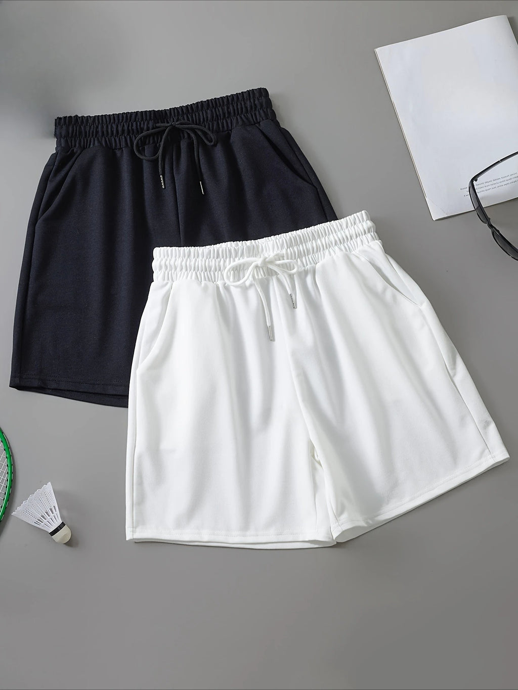 Summer Loose Women comfortable Casual Shorts Fashion Drawstring Athletic Shorts Sweatpants Sport Jogging Beach Pant Oversized