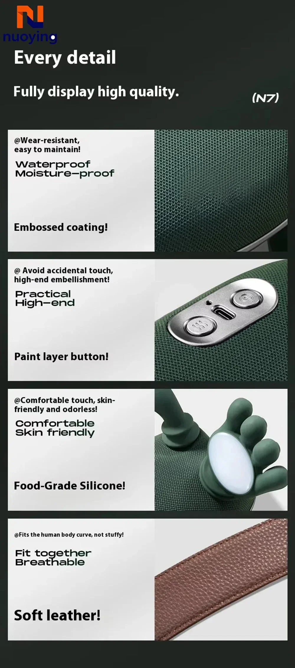 Portable Neck Shoulder Back Kneading Massage Shawl Wireless Body Relaxation Massager for Home Office Car Travel Use