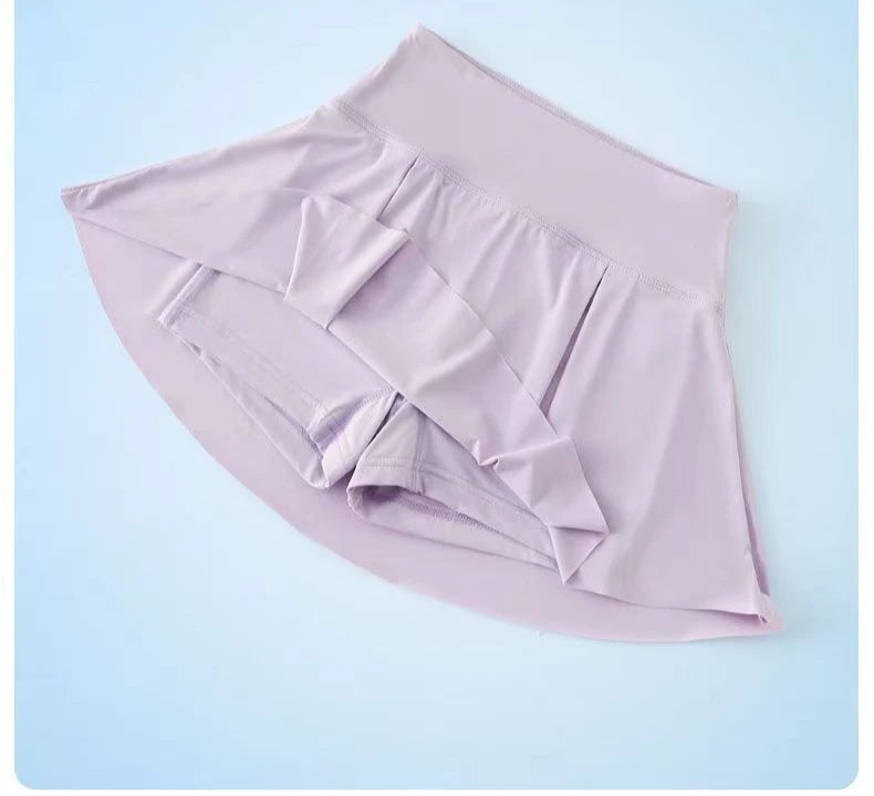 Kids Girls Pleated Skirt Shorts 2025 New Fashion Children Sporty Skirt Summer Quick Drying Clothing Teenage Girls Tennis Skirts