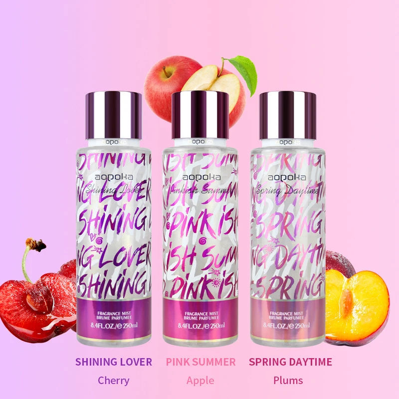 250ml Perfume For Women Body Spray Sea Aloe Fressia Lasting Fragrance Mist Girl Perfumes Floral Fruity Secret Perfume
