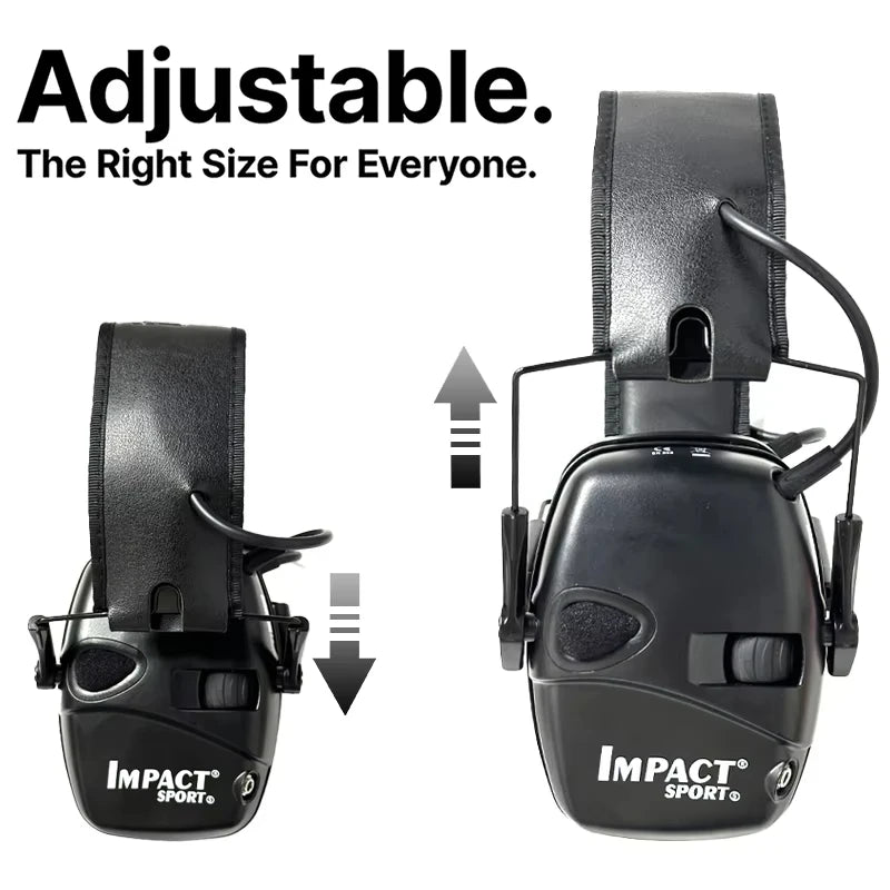 Tactical Shooting Earmuffs Electronic Sound Amplification Anti-Noise Hearing Protection Headset for Outdoor Sports