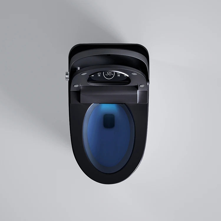 Matte Black Bidet Floor Smart Toilet S Trap Toilets With Bidet Ceramic Wc