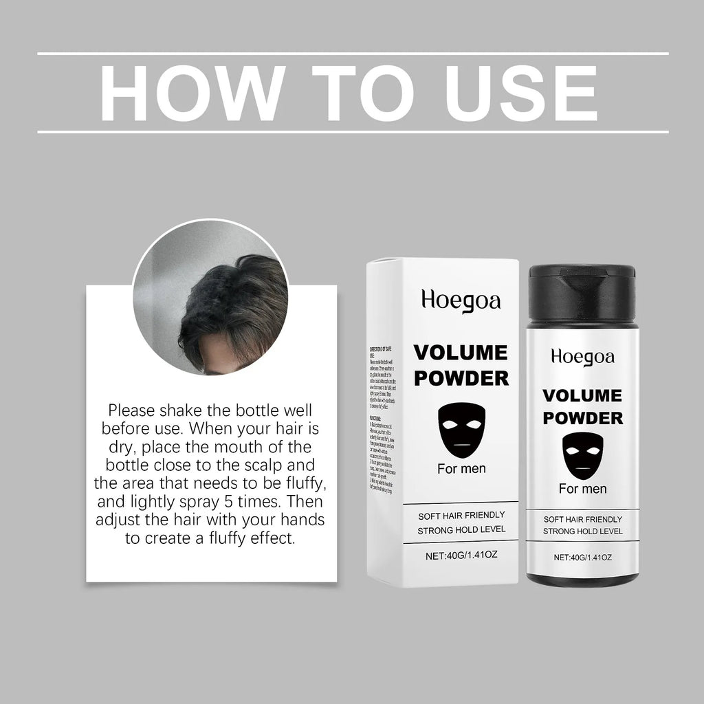 Volumizing Styling Hair Powder Absorb Excess Increase Hair Volume Oil Control Instantly Voluminous Fresh Grease-Free man women