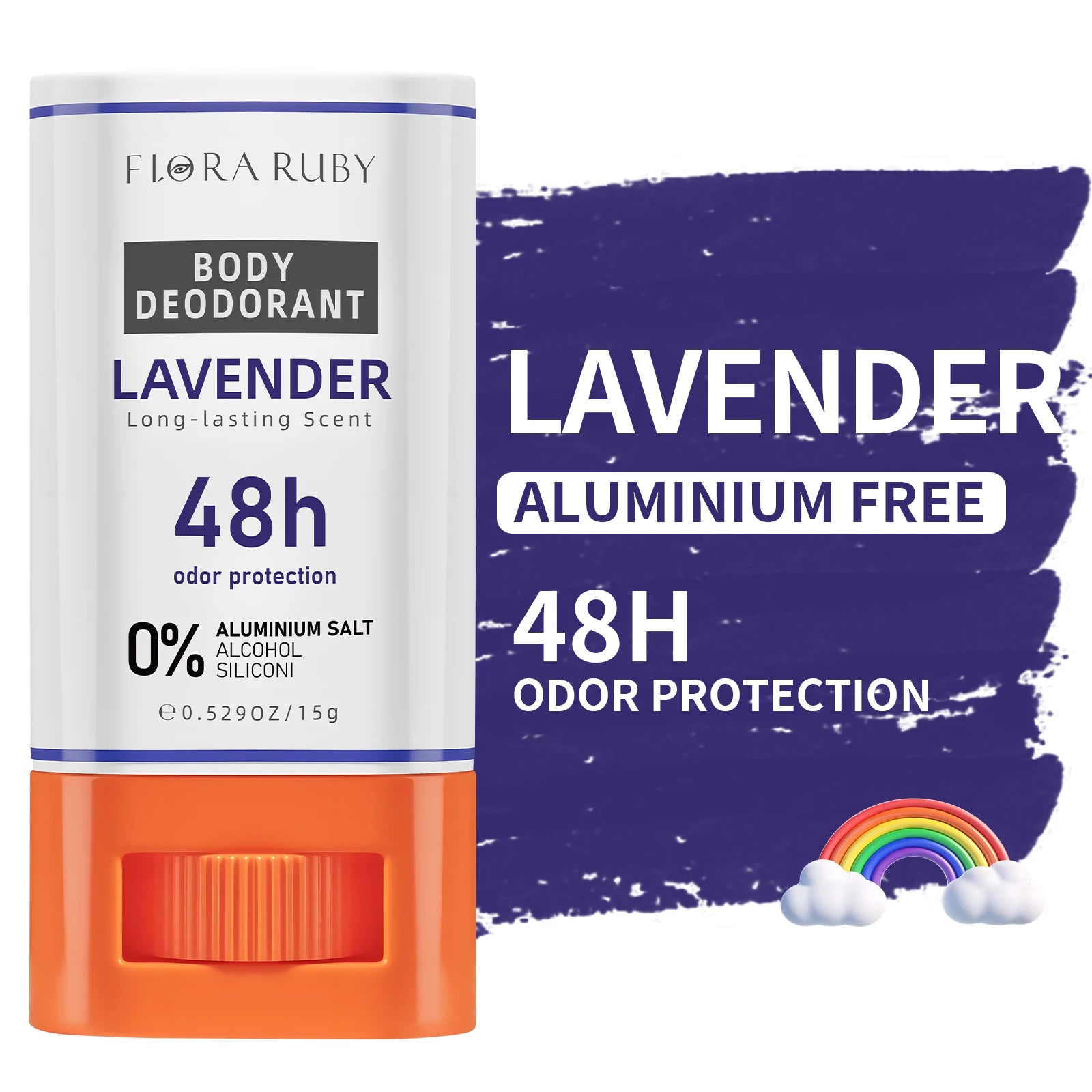 Deodorant Women & Perfume Balm Long-Lasting 48H Pure Sport Fragrance  Scent Deodorizing Preparations Men，Travel Attire 15g/0.6OZ