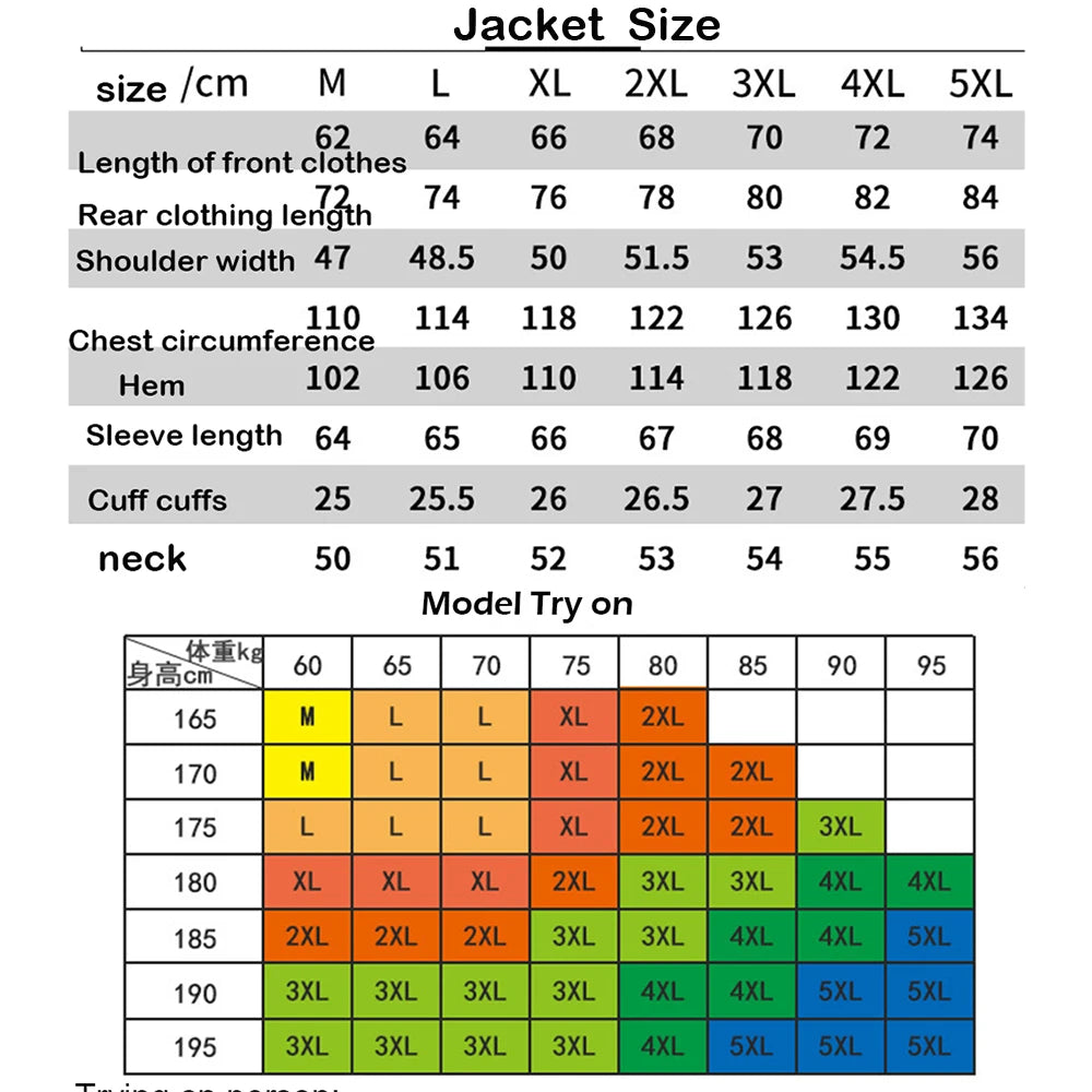 Winter Warm Motorcycle Jacket Cold-proof Waterproof Motorbike Motocross Riding Jacket Men's Chaqueta Moto Protective Gear M-5XL