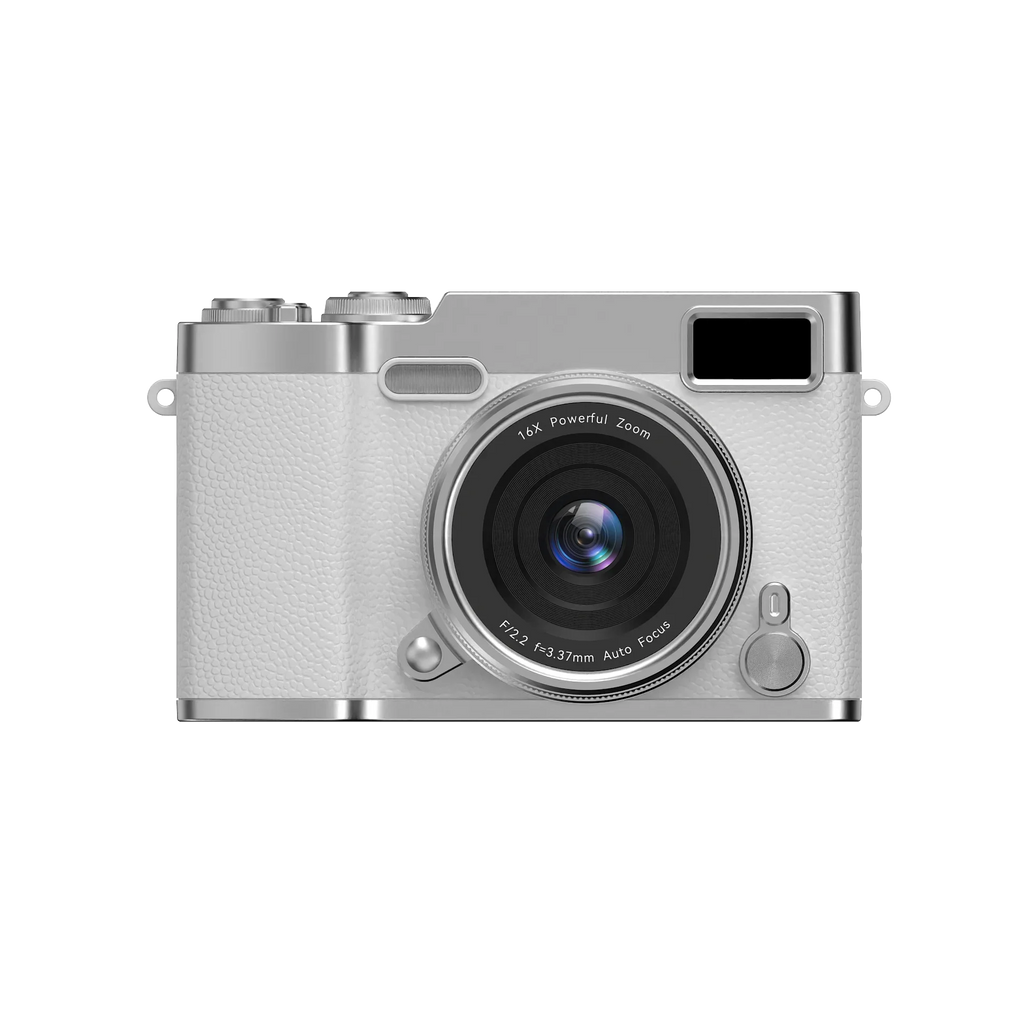 4K Flip Screen CCD Digital Camera 16X Zoom 1080P HD Vlogging Camera Travel Portable Digital Camera with Autofocus Beauty Filter